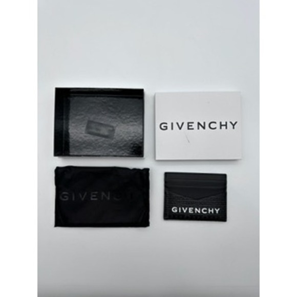 Givenchy Card Holder Mens Black 4G Monogram Leather BK6099K1LQ-001